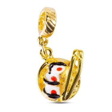 Imagem de Berloque Pingente Sushi Ouro Pandora ou Vivara - Moda Do Chef