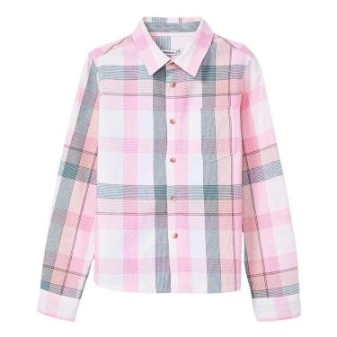 Imagem de Camisa Hering Rosa Menina Tricoline Fio Tinto-Feminino