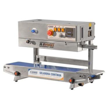 Imagem de Seladora a Vácuo Automática Continua R. Baião Inox Horizontal e Vertic