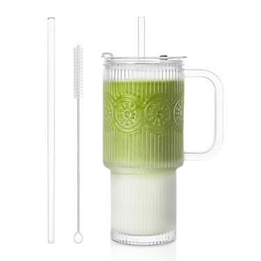 Imagem de SoulTimes copo de vidro com tampa e alça