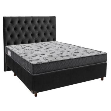 Imagem de Kit Cabeceira + Cama Box + Colchão Casal D33 Iso100 Ortobom