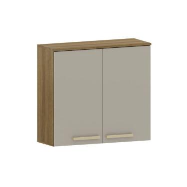 Imagem de Armário Aéreo 80cm 2 Portas Isis Luciane Móveis