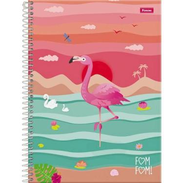Imagem de Caderno Espiral Capa Dura Universitário Fom Fom 80 Folhas FORONI