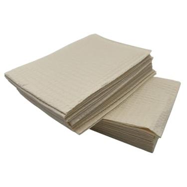 Imagem de Sandhill Tools Babadores Descartáveis À Prova D'Água Para Pacientes Odontológicos, 33 X 45 Cm, Com Parte Traseira De Poliéster E 3 Camadas Tatuagem, Odontológico, Médico, Bandeja Unhas Ou Capa Mesa