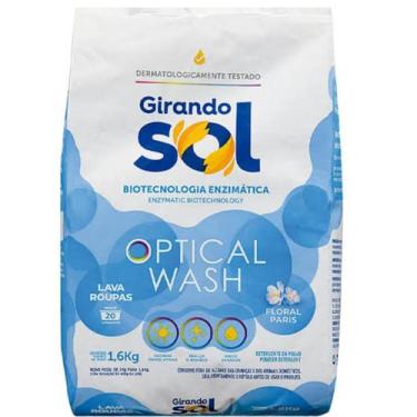 Imagem de Kit 2 Sabão em pó lava roupas 1,6 kg cada Girando Sol