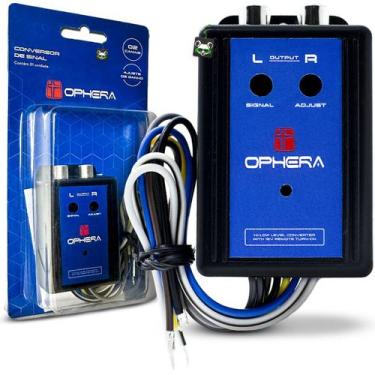 Imagem de Conversor Adaptador Fio Para Rca 2 Canais 40w RMS 2v Ophera