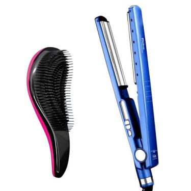 Imagem de Prancha De Cabelo Philco Titanium Profissional Salão Digital Ions 450f