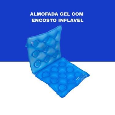 Imagem de Almofada gel com encosto inflavel - Aquasonus