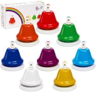 Imagem de Desk Bells Noamus, 8 notas, metal diatônico, percussão