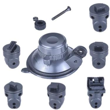 Imagem de Vykyntow Suporte de substituição para câmera de painel, suporte de acessórios para câmera com ventosa com 6 peças de juntas giratórias de 360°, compatível com Rove R2-4K/E-YEEGER 2.5K/S60/TOOXYZ J13