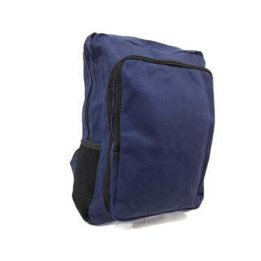Imagem de Mochila de Lona 30 Litros com Divisórias Azul Marinho Resistente - Mix
