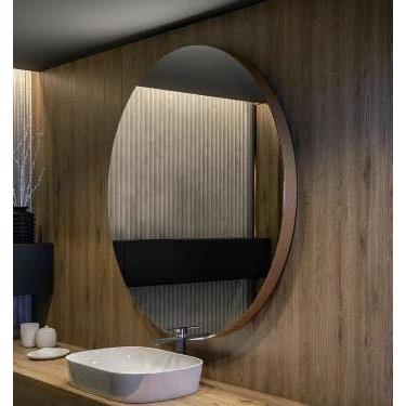 Imagem de Espelho redondo com moldura 1,00 x 1,00 - ESPELHOLED DECOR