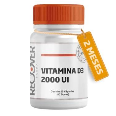 Imagem de Vitamina D3 2.000 Ui - 60 Cápsulas - Recover Farma