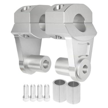 Imagem de Rrlihjgu Elevador De Guidão Para Moto De | Grampo de Elevação para Guidão - Acessórios Ergonômicos para o Ajuste de Conforto na Condução de Cruzeiro, em Moto de Trilha, com ATV e no Turismo de