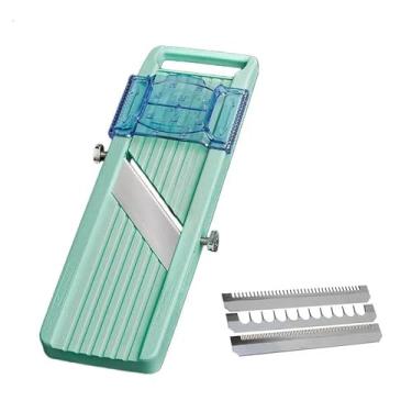 Imagem de Fatiador e Cortador de Legumes Benriner Mandolin (VERDE)