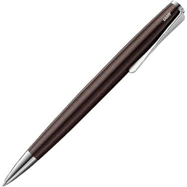 Imagem de LAMY studio Premium Caneta esferográfica 269 em aço inoxidável com acabamento em laca fosca, em forma de hélice, mecânica rotativa com clipe LAMY grande M 16 preto M