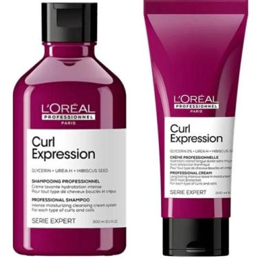 Imagem de Kit Curl Expression L'Oréal Shampoo 300ml e Leave-in 200ml hidratação 