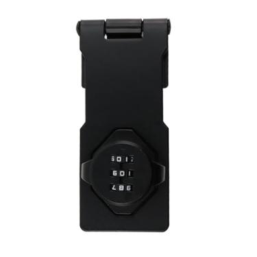 Imagem de Risbay Fechaduras de ferrolho com senha de gabinete, fechadura de combinação de senha de 3 dígitos sem chave combinação mecânica para armário, cerca, armários, porta de celeiro, banheiro, ao ar livre