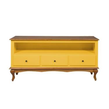 Imagem de Rack 3 Gavetas Outlet de Fabrica, amarelo