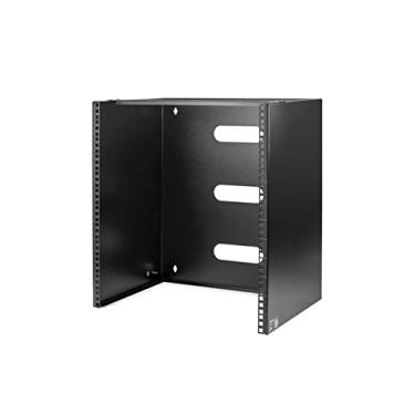 Imagem de StarTech.com Suporte de painel de remendo de parede 12U - 34,93 cm Profundidade máxima de montagem - Rack de painel de remendo de 48 cm para equipamentos de rede rasa - Capacidade de 56,7 kg, TAA