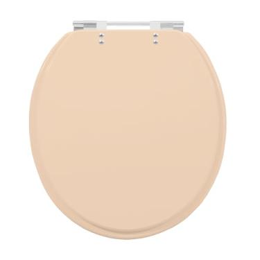 Imagem de Assento Sanitário Oval Universal Poliéster Rosa Floral Sicmol