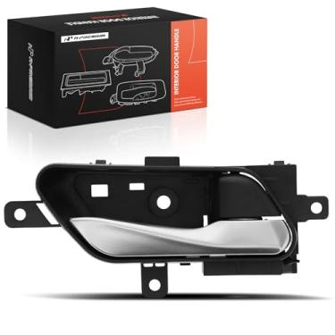 Imagem de A-Premium Maçaneta externa do lado do passageiro dianteiro ou traseiro direito compatível com Nissan Altima 2019-2023, Sentra 2020-2023, prata e preta
