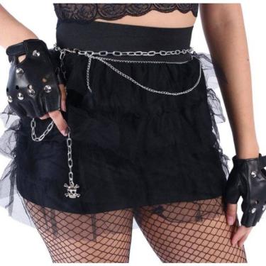 Imagem de Saia de Babado de Tule Preta