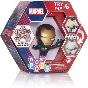 Imagem de Marvel Avengers Homem de Ferro Metal Light-Up Figura Super-herói