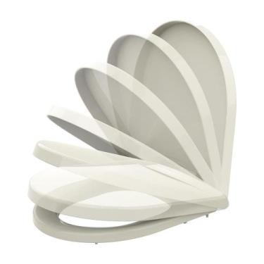 Imagem de Assento Tampa de Vaso Roca Nexo Bege Pergamon Soft Close Polipropileno