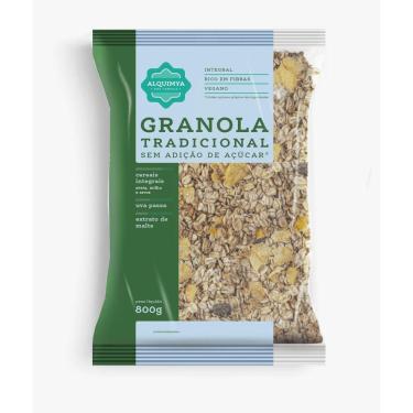 Imagem de Granola Tradicional Sem Açúcar 800g - Alquimya