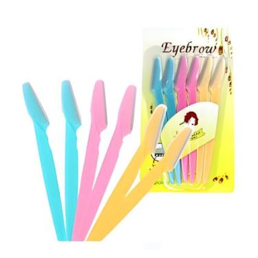 Imagem de Navalhete Sobrancelha Depilação Dermaplaning Kit 6 Unidades - Eyebrow