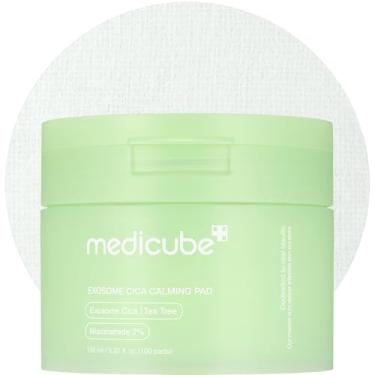 Imagem de m.edicube Exosome CICA Disco Tônico Facial Almofadas de Toner Calmantes para Pele Sensível, Diário Hidratante e Pouco Irritante, Pele, Vegano (100 Absorventes)