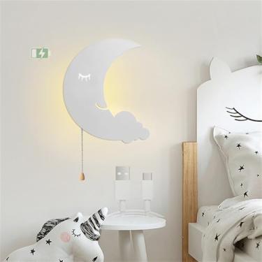Imagem de Lustre moderno de cristal colorido, lustre de vela arco-íris, luminárias para quarto de menina e crianças (cor: luminária de parede, tamanho: LED branco frio de 7w)