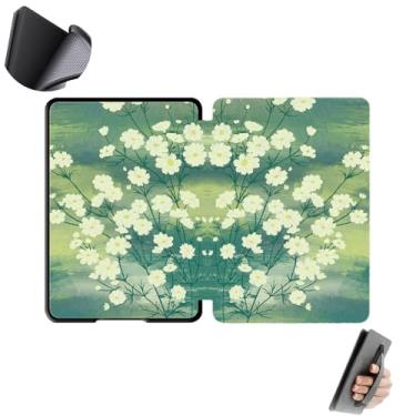 Imagem de GUKSRASO Capa para 7" Kindle Paperwhite 12ª Geração (2024)/Colorsoft Signature Edition - Painel Traseiro em TPU com Função de Suspensão/Ativação Automática, Alça de Mão