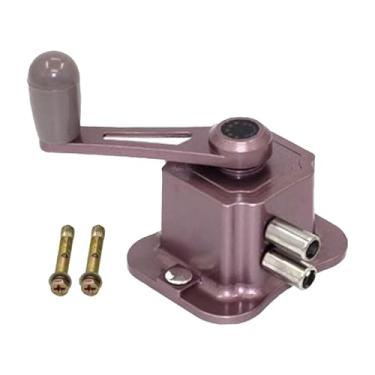 Imagem de YWJLQH Cabide de roupas com manivela, acessório de liga de alumínio, fácil de usar, peças de reposição para cabideiro de roupas e lavanderia, Vermelho