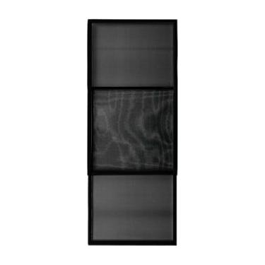 Imagem de Tela Mosquiteira De Encaixe Regulável Para Vãos De Portas Anti Inseto Pernilongo Moscas Baratas(PRETO)