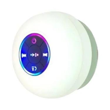 Imagem de Mini Caixa De Som Bluetooth Portátil À Prova d'Água Com Luzes LED Para