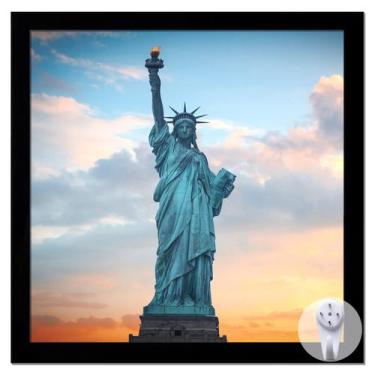 Imagem de Porta-retratos OMAIGAR 24x24 cm para pôster quadrado Photo Black