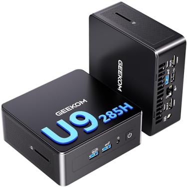 Imagem de GEEKOM IT15, o mini PC mais poderoso com Intel Ultra 9 285H (15ª geração) 99 Tops | 32GB DDR5 | SSD de 2TB (até 8TB) | GPU Intel Arc 140T | WiFi 7 | 2XUSB4, DP1.4 | 8K @120Hz Quad Display |