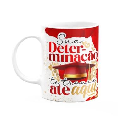 Imagem de JPS INFO, Caneca Formatura G-Red - Sua determinação te trouxe aqui