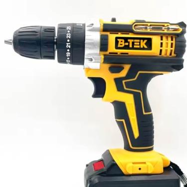 Imagem de Parafusadeira Furadeira 21V Recarregável Com 2 Baterias 10000mAh, Kit De Acessórios, Extensor Flexível E Carregador Bivolt, Ideal Para Montagem De Móveis, Perfuração E Bricolagem