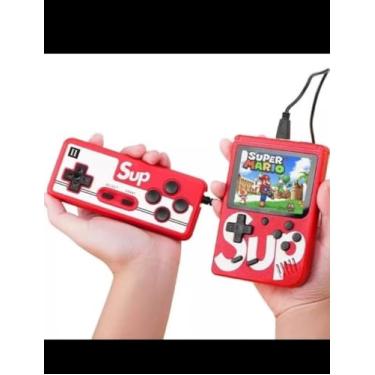 Imagem de Mini Game Retro Clássico 400 Jogos Sortido Tela LCD Saída AV +1 Controle – jogue com 2 jogadores na tela grande para mais diversão Mini Video Game 8Bits