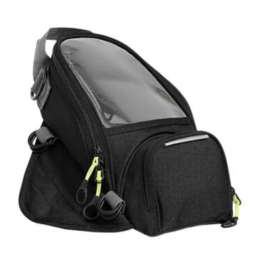 Imagem de Mqetly Bolsa de tanque de motocicleta universal resistente à água bolsa de armazenamento para motociclista para longas distâncias