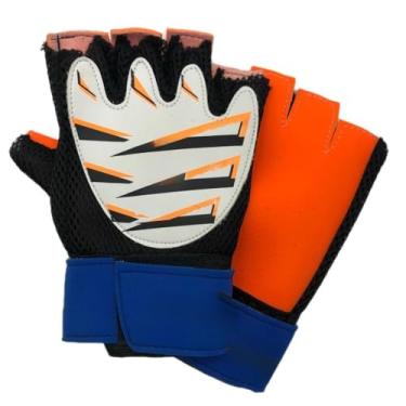 Imagem de Luva de Goleiro para Futebol Futsal, Antiderrapante e Flexível(laranja,G)
