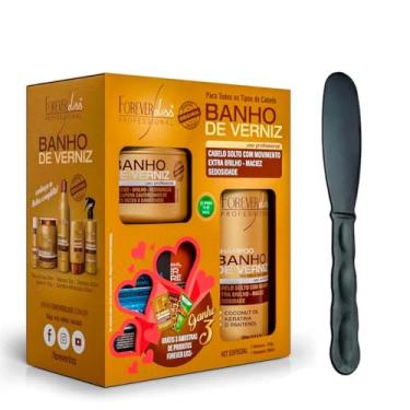 Imagem de Kit Especial Banho De Verniz Forever Liss Shampoo + Máscara