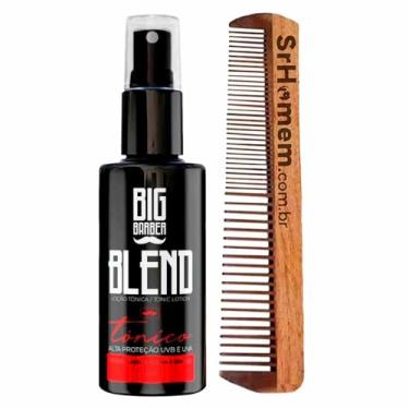 Imagem de Kit Tônico Para Crescer Barba Blend e Pente Duplo Big Barber