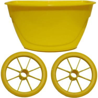 Imagem de Cestinha Aro 12 Kit Rodinha Lateral Avulsa Bicicleta Nathor COR:VERDE ACQUA-Unissex