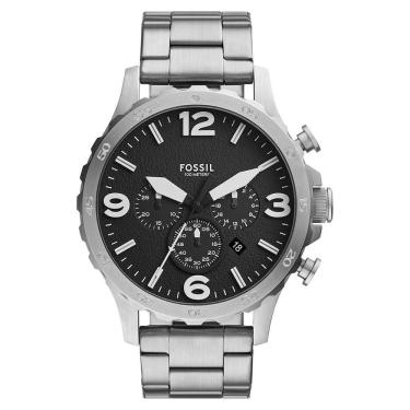 Imagem de Relógio Fossil Masculino Nate Prata - Jr1532-1pn