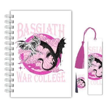 Imagem de Planner Diário de Leitura Quarta Asa | Caderno/Diário Basgiath War College – Edição Rosé e Dragões