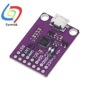 Imagem de Placa de depuração micro USB CP2112 USB para módulo de comunicação SMB